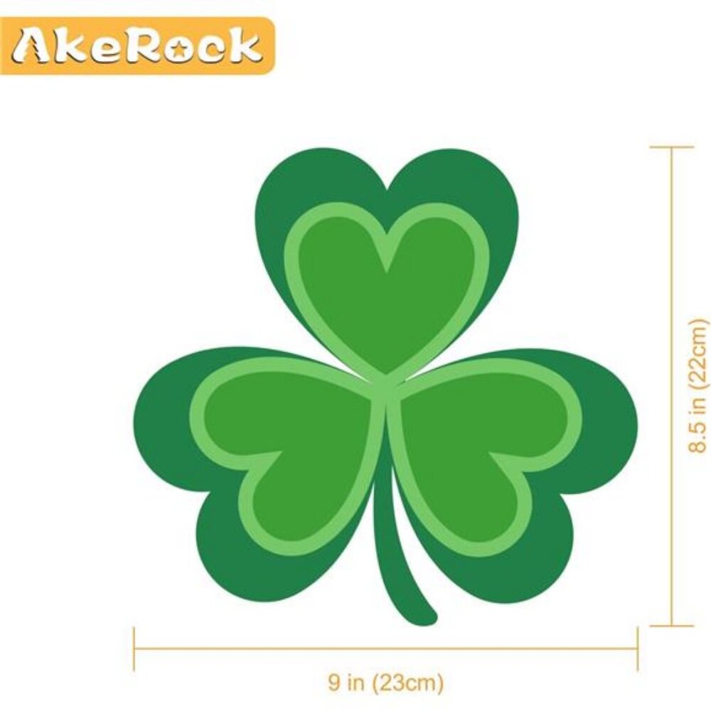 St Patricks Day Window Clings, 109 Pcs Shamrock Window Stickers for St Patricks - Picture 2 of 7